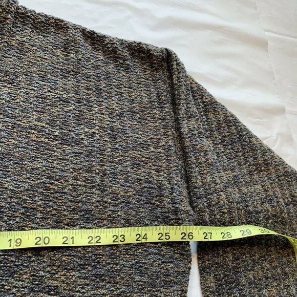 Vintage Bill Blass Sweater Mens XL USA Made Hand Framed Chunky Knit V Neck - Picture 8 of 10